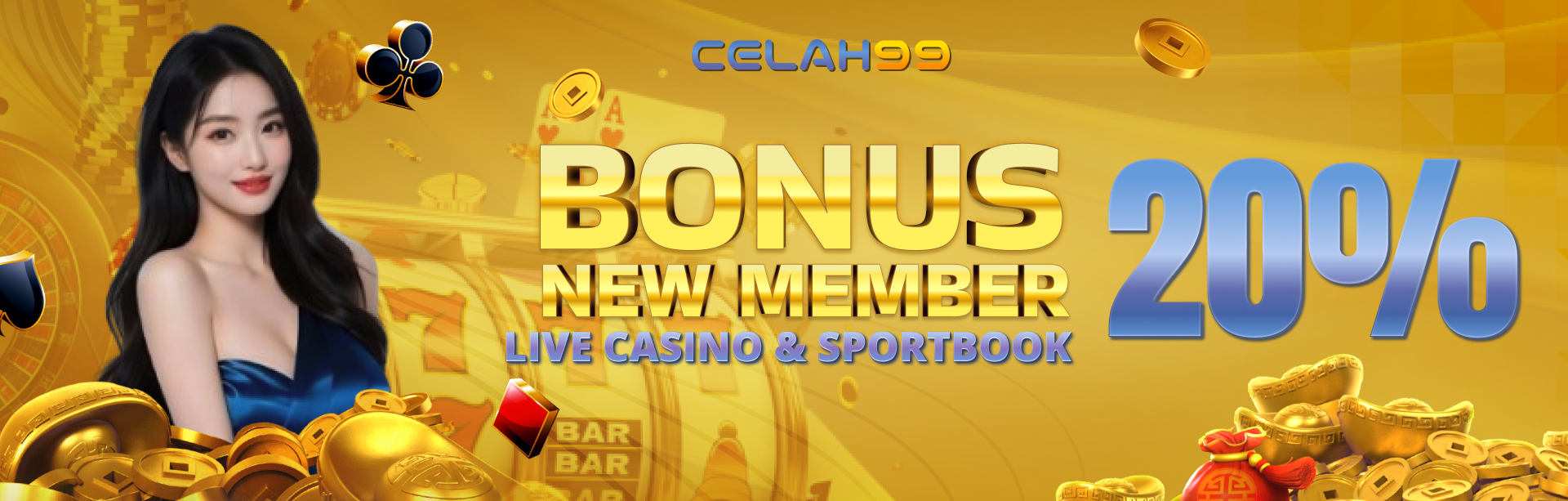 bonus new member casino 20%