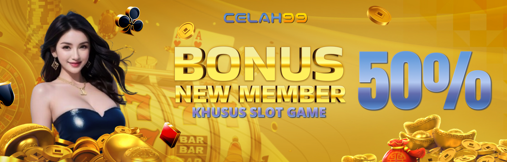 bonus new member slot 50